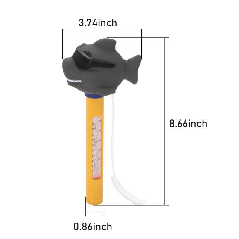 Floating Pool Thermometer Cartoon Animal Shape Water Temperature Thermometers with