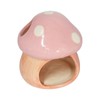 Uotyle Ceramic Fish Tank Accessories, Cute Mushroom House Aquarium Decoration,