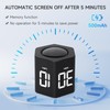 Exlliy Productivity Timer 1, 5, 10, 30, 60 Minutes Preset,