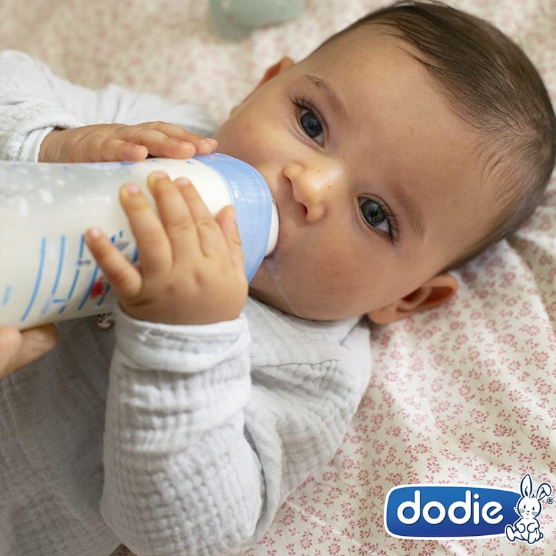 Dodie Baby Bottles Antikolik Sensation+ Boys 330ml +6 Months Flat