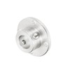 uxcell 2個11mmフランジカップリングコネクター剛性ガイドモデルカプラーアクセサリーシャフト軸部品 ミニ六角レンチおよび固定ネジ付き DIY RCモデルモーター用
