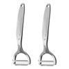 Ciieeo 1set Stainless Steel Y Shaped Vegetable Peelers Comfortable Grip