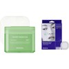 Mediheal Teatree Toner Pad to Calm Sensitive & Derma Teatree Spot Patch for Acne Trouble (44 Count)