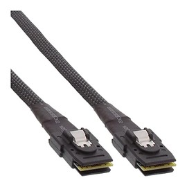 InLine® 27624 Connection Cable 0.5 m Internal Mini-SAS SFF-8087 36Pin to side strap