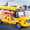 UNOMI Remote Control Modern School Bus Toy - 1:30 Scale