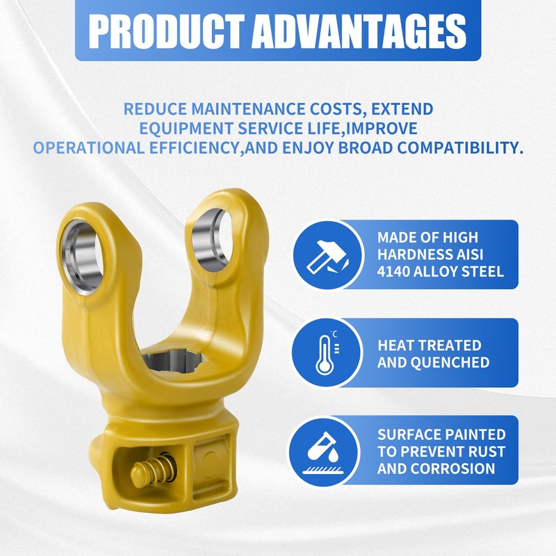 New PTO Yoke Series 5 Metric 1-3/8" 6 Features a