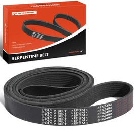 A-Premium Engine Serpentine Drive Belt Compatible with Ford Expedition 1997-2001 & Lincoln Navigator 1998-2001, V8 4.6L 5.4L - Replace 84423385