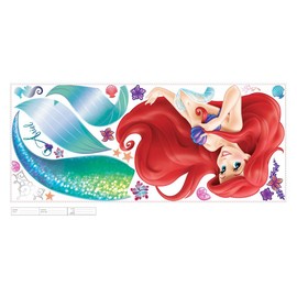 RoomMates Disney the Little Mermaid Giant Peel and Stick Wall Decals, RMK2360GM