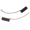 vhbw 2 x Carbon Brush Motor Carbon Abrasive Carbon 5