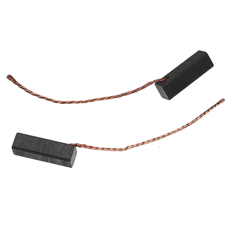 vhbw 2 x Carbon Brush Motor Carbon Abrasive Carbon 5