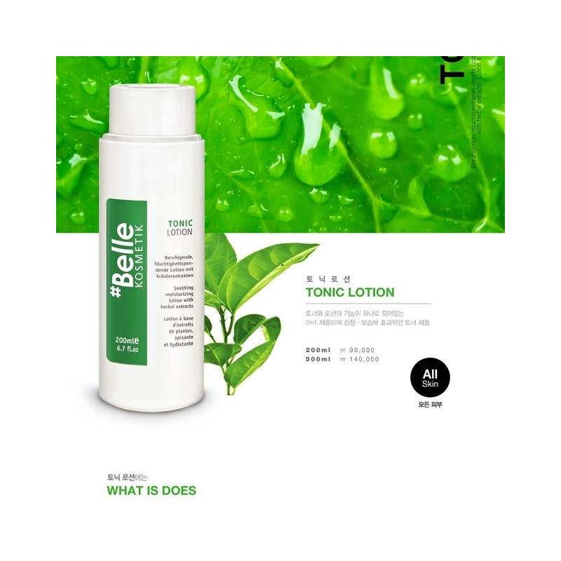 Shop Belle 2in1 Tonic Lotion Toner 200ml + Sample 14ml
