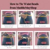 3-Piece Combo Waist Bead Set – Handmade Non-Stretch African Waist