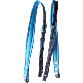 Accordion Straps Leather 60-120 Bass Black / Light Blue, lightblue