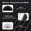 Arch Window Shade Blackout Cellular Shades Half Circle Moon Small