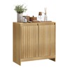 Smuxee Double Tilt Out Laundry Hamper Cabinet, Hidden Laundry Cabinet