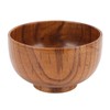 Wood Soup Bowl Unique Texture Exquisite Smoothly Round Wooden Bowl