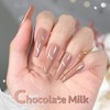 GAOY- Esmalte de uñas en gel marrón nude, 16 ml,