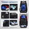 RAINSMORE Baseball Bag Large Capacity Backpack for Softball, Baseball,Tball Equipment