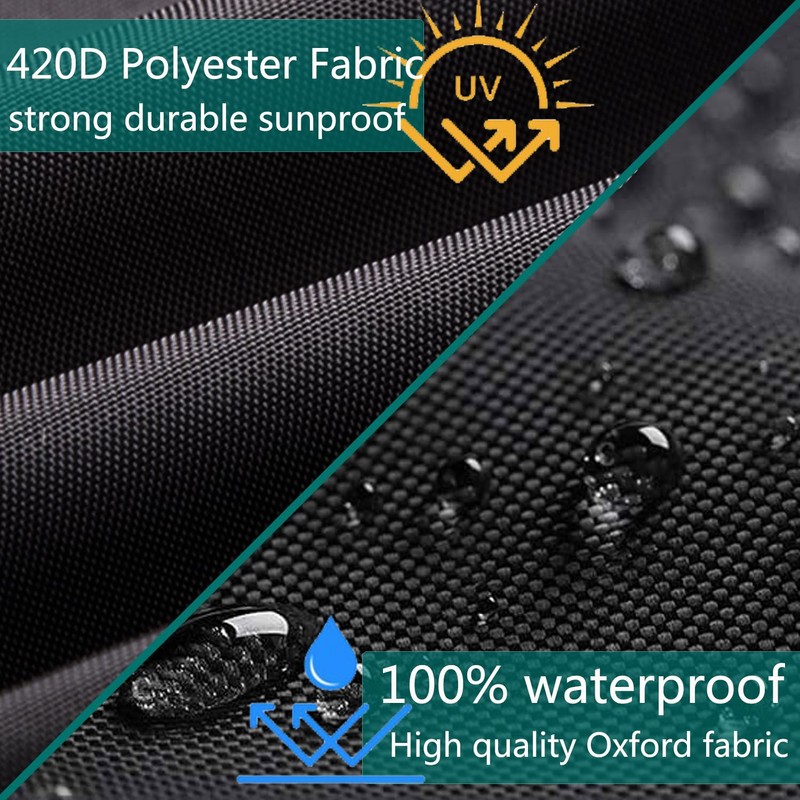 Sqodok Mobility Scooter Storage Cover, 420D Waterproof Wheelchair Cover for