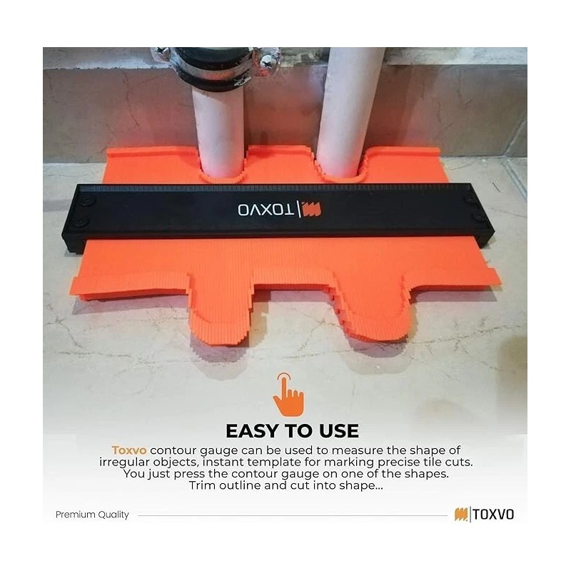DECOMIL Contour Duplication Gauge | Contour Gauge Profile Tool