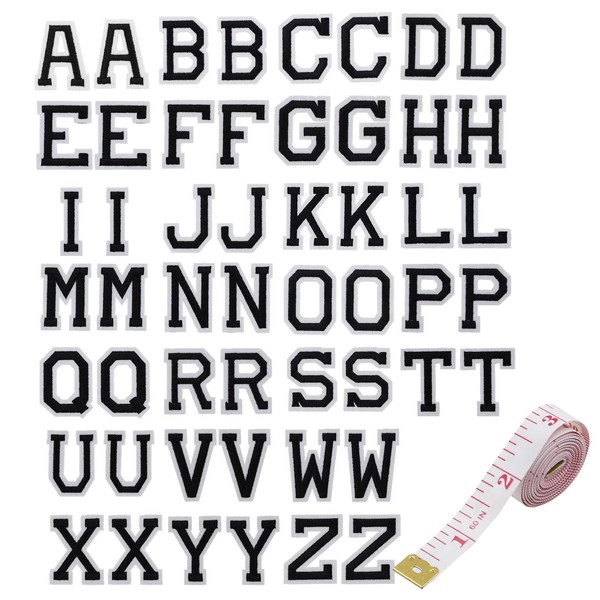 52 Pieces Iron on Patches for Letters Alphabet Letters Fabric