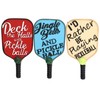 Pickleball Christmas Tree Ornament, Pickle Ball, 3 Inches (Pack of
