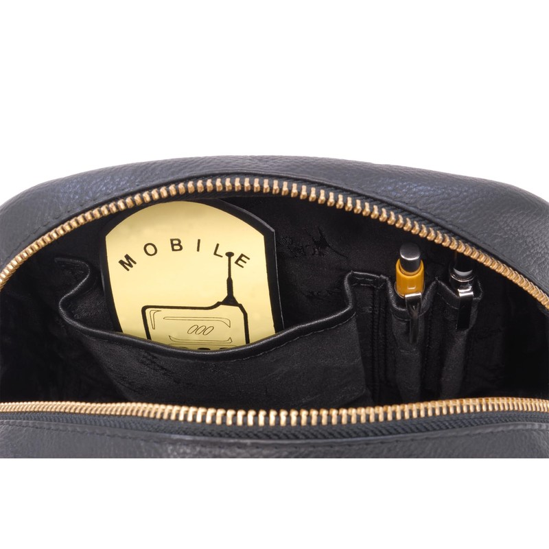Catwalk Collection Handbags - Small Leather Fashion Backpack For Women