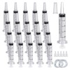 20 Pack 20ml Plastic Syringe Large Syringes Catheter Tip Sterile