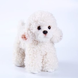 CU-MATE Peluche de peluche para cachorros, realista, juguete de peluche adorable para dormir para niños y amigos