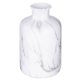 Atmosphera - Vase - Marble - White - Height 17-5 cm - White