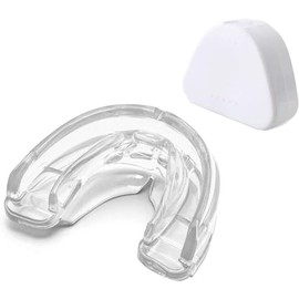 Guarda dental para dormir para evitar los ronquidos. SIN NECESIDAD DE CALENTAMIENTO O FUSIÓN. Solución para el bruxismo. Protector bucal diseñado prof