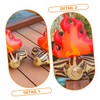 Hohopeti Decor Camping Party Props Inflatable Campfire Model Campfire Prop