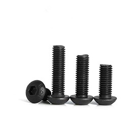 (5Pcs M6*25)5/20 Pcs M6 10mm-50mm Black Stainless Steel Socket Head Cap Machine Bolt Set, for DIY Home Repair Woodworking Carpentry Homemade Projects