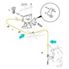 Forward Reverse Shift Cable 602891 Replacement for E‑Z‑GO 4‑Cycle TXT