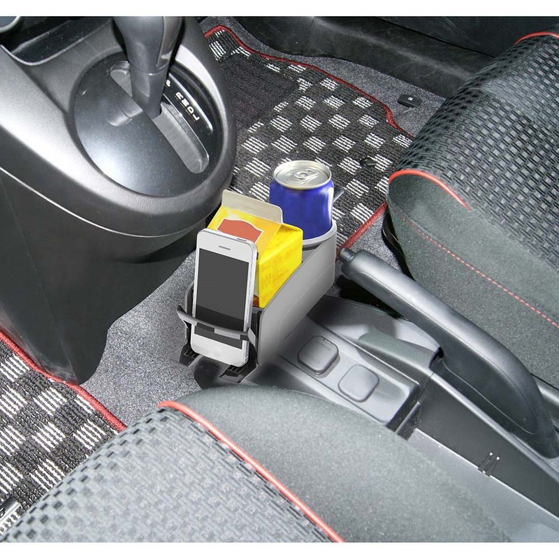 MIRAREED DK14-06 Twin Drink Holder, Black, Convert a Single Cup