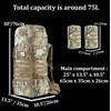BACKFERRY 75L Tactical Backpack with Internal Frame, MOLLE, and Hydration