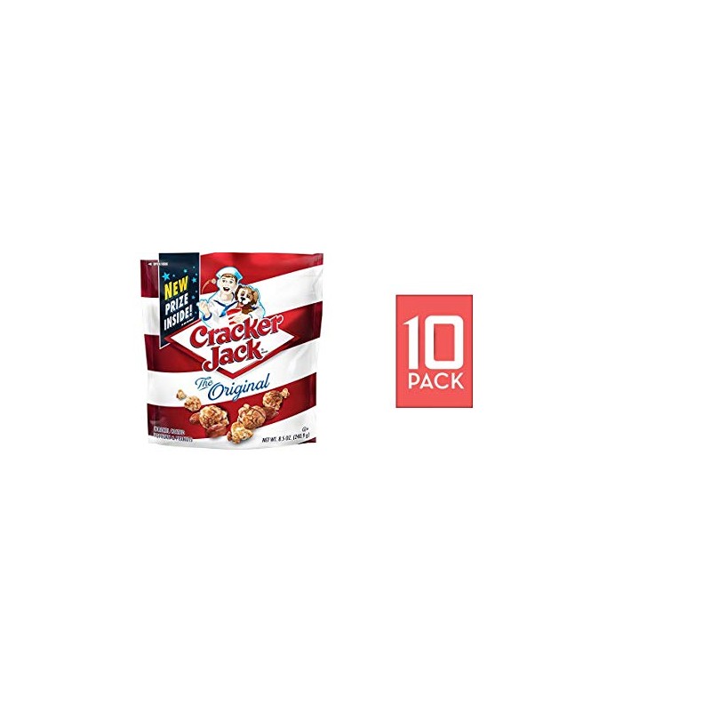 Cracker Jack The Original Popcorn, 8.5 Ounce(pack of 10)