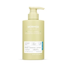 ORJENA Moringa Scalp Perfect Shampoo 500ml – Champú Limpiador y Calmante con Extracto de Moringa y Ácidos Exfoliantes para Cuero Cabelludo Sensible y 