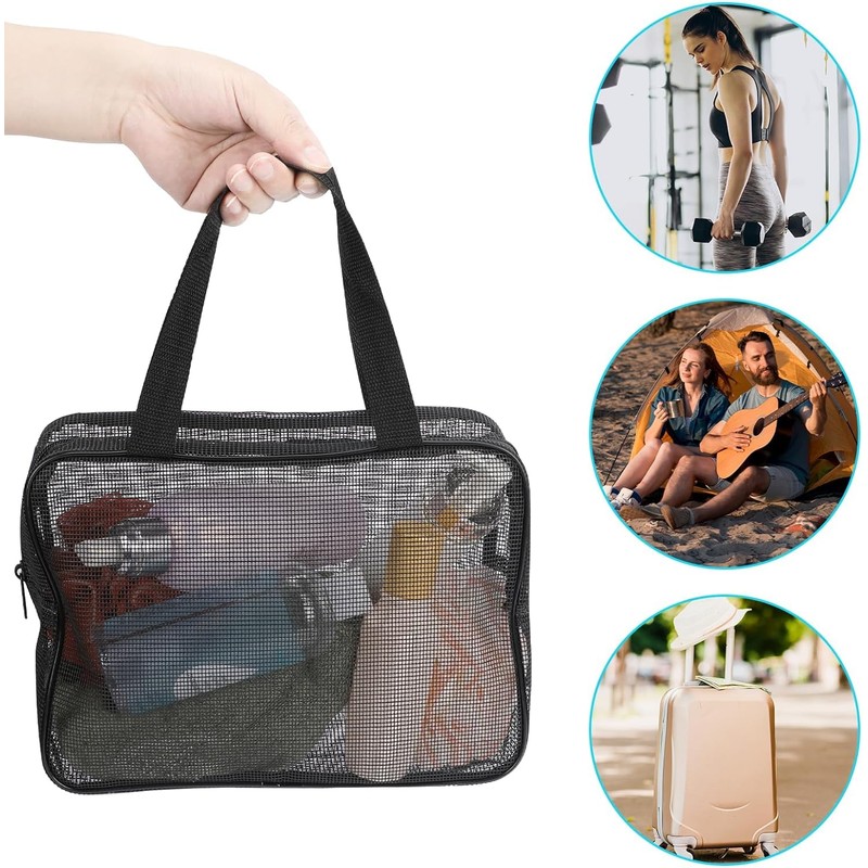 Mesh Shower Caddy Toiletry Tote Gym Bag, 1Pc Shower Caddy