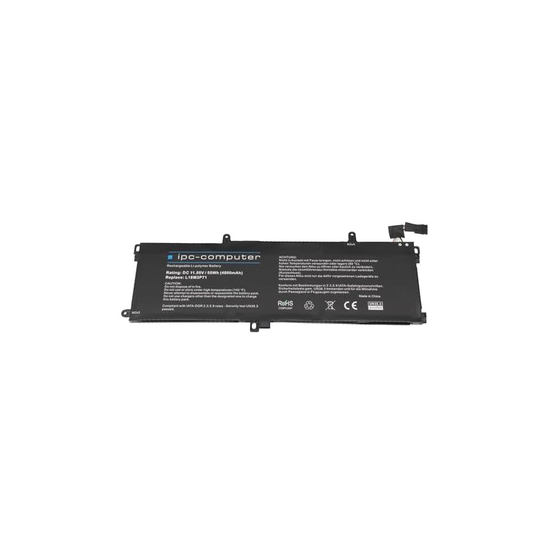 IPC-Computer Akku kompatibel zu Lenovo - L18L3P71 mit 55Wh