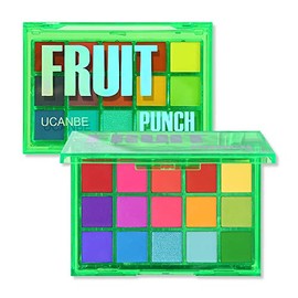UCANBE- Esta paleta de ojos FRUIT PUNCH está inspirada en jugos y mermeladas coloridos, una mezcla de 15 mates altamente pigmentados, láminas...      