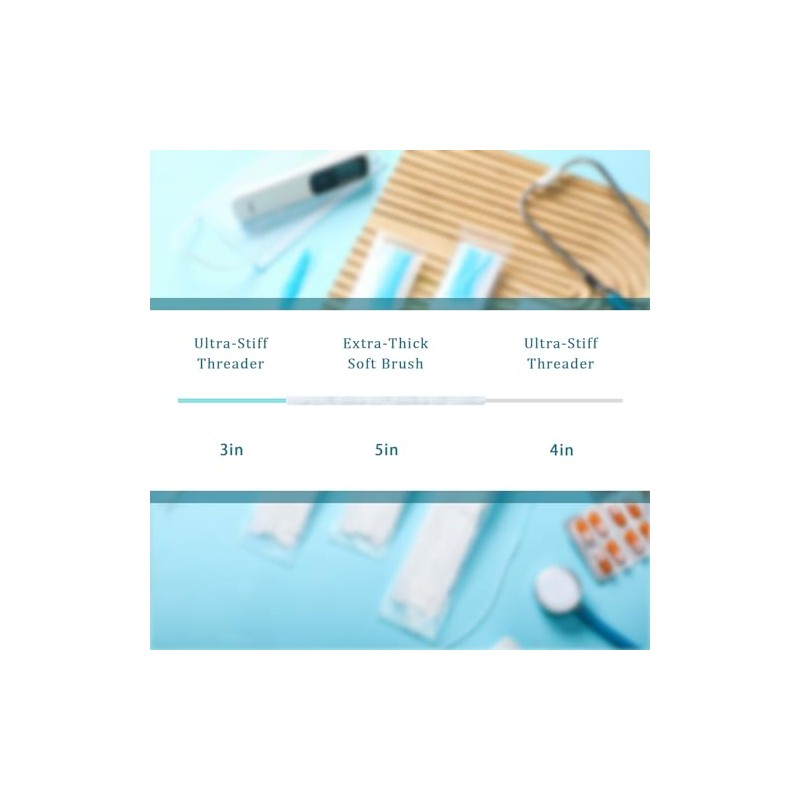 200 Count Hearing Aid Cleaning Kit Ready-to-Use Strands