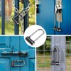 Combination Lock, 5 Digit Combination Padlock, 7mm Width Flexible Cable