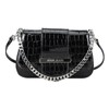 Joop Jeans Domenica Croco Paolina Shoulder Bag Xshf, black