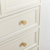 homdiy 10 Pack Gold Knobs Brushed Brass Cabinet Knobs Small