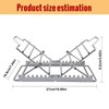 Adjustable Roasting Rack for 9x13 Pan, Stainless Steel Turkey Rack