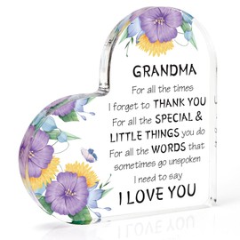 Grandma Mothers Day Gift, Gifts for Grandma, Grandma Gift Ideas Acrylic Desk Decor, Grandma Birthday Gifts, Practical Gifts for Grandma, Cool Presents for Grandma, Grandma Christmas Gifts Thanksgiving