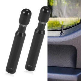 Shakas 4PCS Car Door Lock Knobs, Ergonomic Grip Plastic Door Lift Knob, Replacement OEM Part # FODZ-5421850-A Accessories for Ford Explorer F-150 (Black)