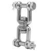 2Pcs Anchor Swivel Shackle, 304 Stainless Steel Swivel Shackle, Rotating