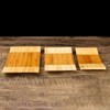 Asian Home Sashimi Sushi Bamboo Curve Serving Geta Plate -